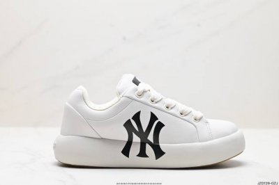 公司级ny Mlb Chunky Classic Base 增高厚底休闲运动鞋 鞋底采用高弹原装md材料 可以自行按压感受 原装级别 Mlb 印花网红老爹鞋 内