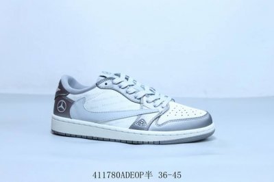 乔丹Air Jordan 1 Low Aj1 乔1低帮复古文化休闲运动篮球鞋 倒勾 奔驰联名 货号 Ag370 2 41 Adeop半 36-45