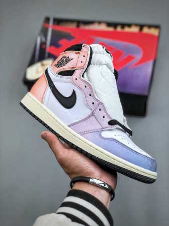 双十二特价福利 D版纯原 Air Jordan Aj1 Retro High 高帮天际线白紫渐变 Dx0054-805 外贸特供批次 终端控货优势输出 新配色不 - 点击图像关闭