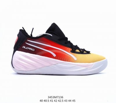 彪马puma Deviate Nitro Elite Mag Max 彪破精英顶缓系列低帮氮气超轻量竞速休闲运动慢跑鞋“网浅绿红深紫”308472 01 尺码：