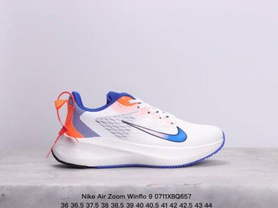 耐克nike Air Zoom Winflo 9登月系列针织面透气 训跑练步鞋 内置zoom气垫 脚回感弹感受非常直接 Xm0711Q657