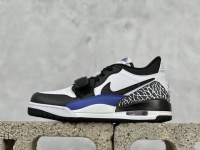 Kz版 Air Jordan Legacy 312 经典配色 有着交错结合的设计，它的名字就展现出它所包含的鞋款元素，312 分别对应了 Air Jordan