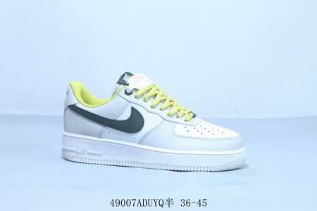 Nike Air Force 1 Af1耐克 空军一号休闲板鞋 灰白黄 货号 Fb8971-100 49007Aduyq半 36-45 - 点击图像关闭