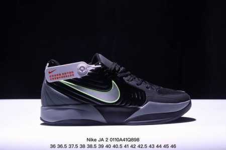 真标nike Ja 2 莫兰特2代 耐克时尚百搭 耐磨透气 低帮篮球鞋 货号:Fd7327-002 尺码:36 36.5 37.5 38 38.5 39 40 - 点击图像关闭