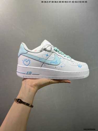 公司级 Nike Air Force 1 Low’07 空军一号低帮休闲板鞋 定制皮料 原楦原纸板 纯正空军版型 内置全掌气垫 货号：男 Cw2288-114