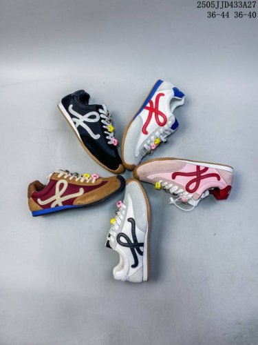 真标Loewe罗意威 Ballet Runner 2.0小牛皮 圆头系带 低帮 生活休闲鞋 罗意威全新版大头运动鞋Ballet Runner2.0 以其独特的设