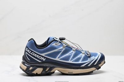 公司级Salomon Xa pro Xt-6 Expanse萨洛蒙户外越野跑鞋 鞋面采用Sensifit贴合技术 全方位贴合包裹脚型 鞋跟部鞋底牵引设计 提供强
