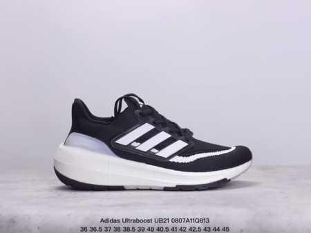 真标阿迪达斯adidas Ultraboost Ub21全掌爆米花休闲运动跑鞋 采用网材搭配反光皮革鞋面 配上stretchweb网格外底和boost中底 货号 - 点击图像关闭