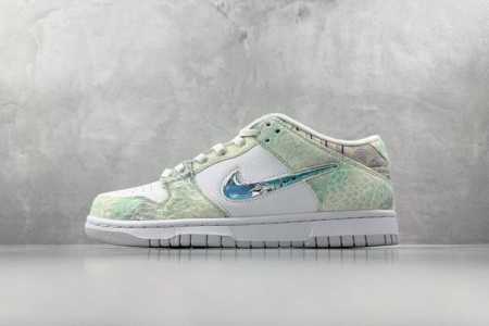 定制球鞋 Nike Dunk Low 皮革 蒸汽木偶 Cny龙年限定 三太子敖丙 白青 货号 Dv0831 101 尺码 36 36.5 37.5 38 38. - 点击图像关闭