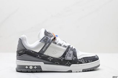 公司级全新Lv路易威登Louis Vuitton Trainer Sneaker Low休闲运动文化百搭板鞋 尺码:36-46 Id:Jsd268-Zzz
