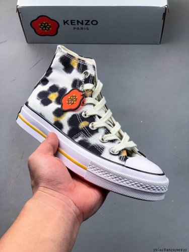 converse X Kenzo联名系列 25春夏新品 男女同款高帮休闲鞋 0525190T22
