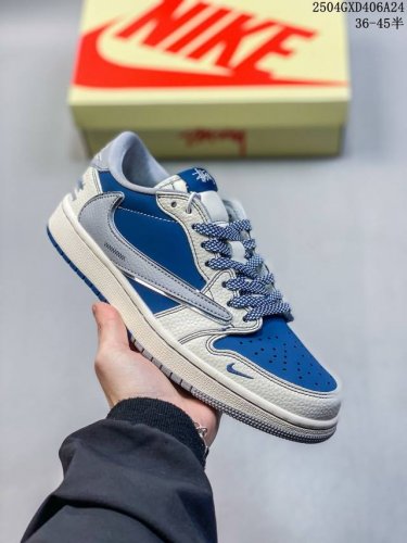 海外爆款限量发售！Travis Scott X Fragment Design X Jordan Air Jordan 1 Low Og Sp “斯图西联名 双