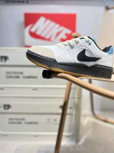 耐克Nike Full Force Lo扣篮系列低帮休闲运动滑板板鞋采用软质牛剖皮鞋面材质#正确后跟反口里弧度#原厂中底布正确印刷#鞋垫嵌入缓震乳胶+Sole真