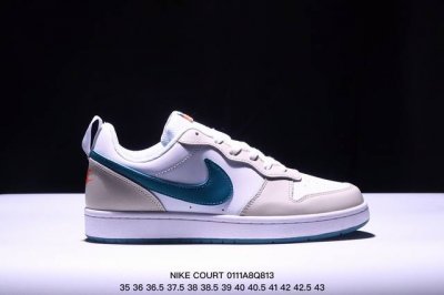 真标耐克 Nike Court Borough Low 低帮百搭透气休闲运动板鞋 经典耐用的设计 兼顾舒适脚感和出众风范 演绎匠心之作 结构性的支撑贴合感结合复