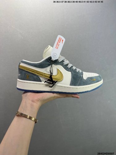 公司级Nike Air Jordan 1 Low 定制配色 定制Aj联名-高端定制 低帮复古文化板鞋 #定制鞋盒 大厂纯原品质出货 超高清洁度 皮料切割干净无任