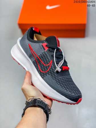 Nike登月飞马nike Interact Run跑鞋 材用针织鞋面加电绣，正品跑步鞋轻便潮流耐磨 货号：Dr2638 001 尺码：36～45 编码：10Jd - 点击图像关闭
