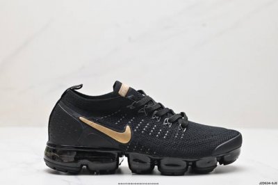 真标耐克nike Air Vapormax 2.0 Flyknit 全掌大气垫透气跑步鞋 货号:942842-009 尺码:36 36.5 37.5 38 38