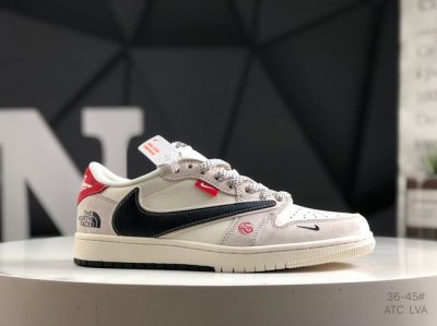 公司级带半码 耐克 Nike Air Jordan 1 Low Aj1 乔1 低帮潮流运动休闲板鞋。Aj1 低帮拼接 完美版型真头层牛皮# 内置缓震气垫 原鞋开