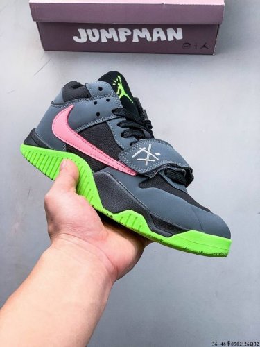 travis Scott X Jordan Cut The Check 联名倒钩休闲板鞋！原楦原纸板开发 原盒原配 超高清洁度 新鞋型！ 0502126Q32