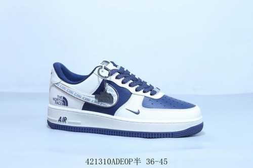 耐克 Nike Air Force 1 Af1耐克 低帮 空军一号休闲板鞋 北面 货号 Hh7518-075 421310Adeop半 36-45