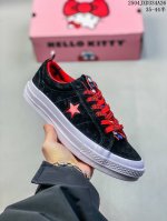 Converse One Star pro黑红匡威官方 木村复古休闲滑板鞋 #经典鞋型提供舒适穿着感受 低调不浮夸 简约设计 时尚百搭 官网主推款 Ins潮人时