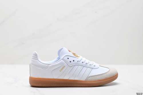 真标Adidas Originals Samba Vegan 阿迪达斯 桑巴舞系列绅士德训足球风百搭休闲运动板鞋 贷号:Id0477 尺码:36-45 id:D
