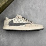 本地 核心私 Travis Scott X Fragment Design X Air Jordan 1 Low Og Sp Aj1 乔1 古驰联名-灰蜻蜓猪八