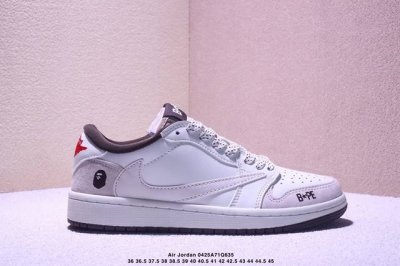 海外爆款限量发售！公司级 Travis Scott X Fragment Design X Jordan Air Jordan 1 Low Og Sp “Bap