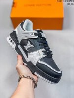louis Vuitton 路易威登 采用大荔枝鞋面材质，原装一致tpr光泽组合鞋底，耐弯折滴塑支持片，鞋垫嵌入超软脚感乳胶材质驴的篮球鞋，Virgil Abl