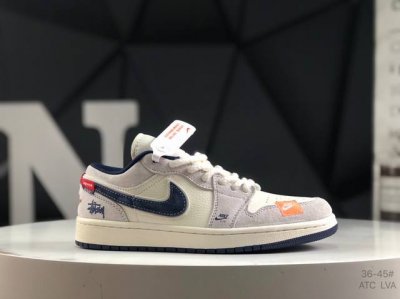 公司级带半码 耐克 Nike Air Jordan 1 Low Aj1 乔1 低帮潮流运动休闲板鞋。Aj1 低帮拼接 完美版型真头层牛皮# 内置缓震气垫 原鞋开