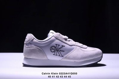 Calvin Klein 卡文克莱 街头 低帮 运动潮流 复古 板鞋 Calvin Klein Jeans 24秋冬男女Ck牛皮革拼接印花休闲运动阿甘鞋简约百搭