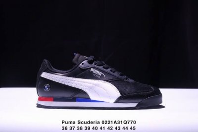 170 彪马Puma Scuderia Ferrari法拉利赛车鞋男款皮质休闲板鞋 休闲旅游鞋 Xm0221Q770