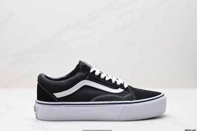 公司级vans范斯 Old Skool Platform Black White 网布织物 轻便耐磨包裹性防滑 低帮 板鞋 货号:Vnoa3B3Uy28 尺码: