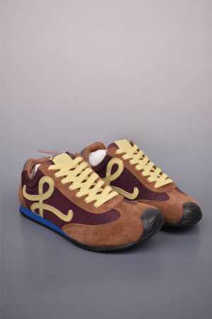 罗意威 Loewe Ballet Runner 25Ss 春季新款爆款芭蕾舞鞋 2.0系列 阿甘复古风德训薄底百搭休闲运动鞋 独家定制Nfc芯片版本 任意细节不 - 点击图像关闭