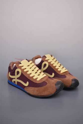 罗意威 Loewe Ballet Runner 25Ss 春季新款爆款芭蕾舞鞋 2.0系列 阿甘复古风德训薄底百搭休闲运动鞋 独家定制Nfc芯片版本 任意细节不