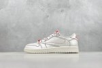 F版 Air Jordan 1 Low X Travis Scott 低帮倒勾兔八哥 唯一可媲美原版 同价位区间无对手 国内顶级头层皮料订染 用料绝不含糊 工艺