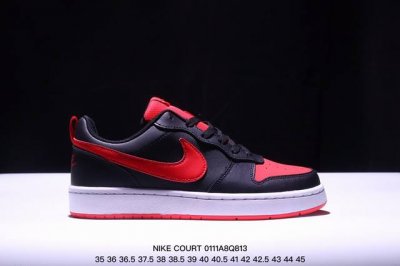 真标耐克 Nike Court Borough Low 低帮百搭透气休闲运动板鞋 经典耐用的设计 兼顾舒适脚感和出众风范 演绎匠心之作 结构性的支撑贴合感结合复