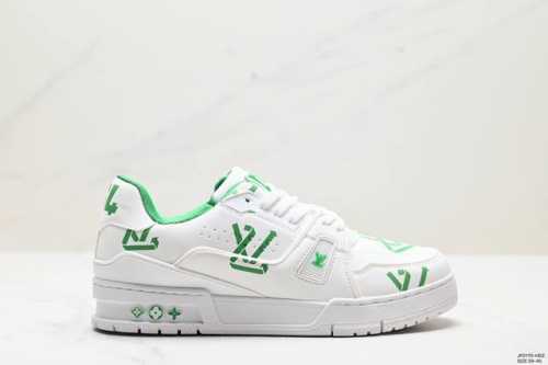 公司级全新lv路易威登louis Vuitton Trainer Sneaker Low休闲运动文化百搭板鞋 尺码:39-45 Id:Jfd170-Hdz