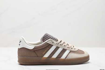 公司级Adidas Originals Gazelle Indoor 三叶草休闲防滑耐磨低帮板鞋 鞋头出色设计 塑就出众贴合感 稳固的后跟贴合足部曲线设计 软弹 - 点击图像关闭