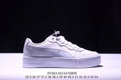 Puma Slipstream Lo Laces 彪马 秋冬新款 复古时尚厚底增高耐磨情侣休闲板鞋 尺码：35.5～44带半码 Xm0214Q898