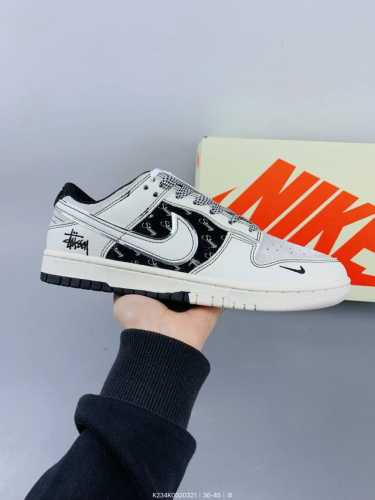 ：200 公司级 Nike Sb Dunk Low“Supreme联名——灰白黑红双勾” 周年高端定制 低帮休闲板鞋 定制鞋盒 大厂纯原品质出货 超高清洁度 皮