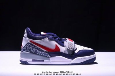 Air Jordan Legacy 三合一312乔丹三合一混合版本低帮休闲运动文化篮球鞋。 有着交错结合的设计，它的名字就展现出它所包含的鞋款元素，312 分别