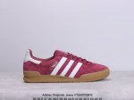 真标阿迪达斯 Adidas Originals Jeans 复古低帮时尚板鞋 看它第一眼 你觉得它像不像 当下热门鞋款 “Samba” 它其实是诞生于 1979