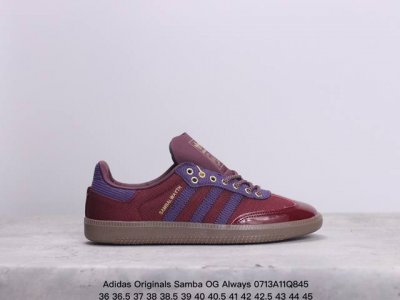 公司级阿迪达斯三叶草adidas Originals Samba Og Always 桑巴舞系列绅士德训足球风百搭低帮休闲运动板鞋 Xm0713Q845