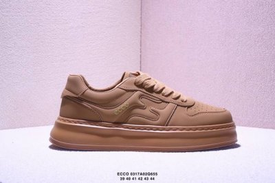 260 Ecco爱步 广东原版透气 配备原版三件套 防尘纸 高弹大底 全头层牛皮 新款百搭休闲款 纯手工制成 鞋面走线工整 清晰质感 原单品质 拼接运动透气网布