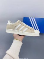 ：130 adidas Originals Superstar "Black White"经典贝壳头系列低帮百搭休闲运动板鞋 size：如图 编码：K359K
