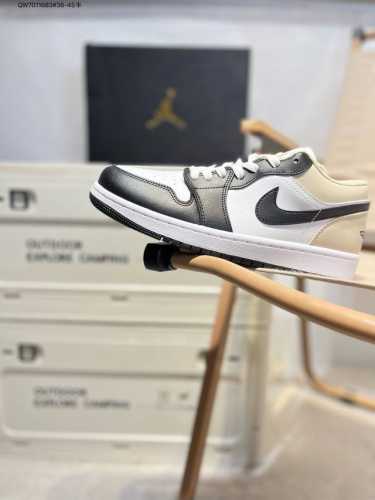 公司级头层皮乔丹Air Jordan 1 Low Aj1低帮系列篮球鞋 官方同步配色 原装级产物 #拒绝公底 立体鞋型 细节完美 高清洁度553558 Qw70