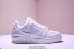 公司级路易威登 Louis Vuitton Lv路易威登板鞋 新款 Lv Trainer最新配色运动鞋 L家 篮球鞋风格运动鞋 该鞋由艺术总监 Virgil A