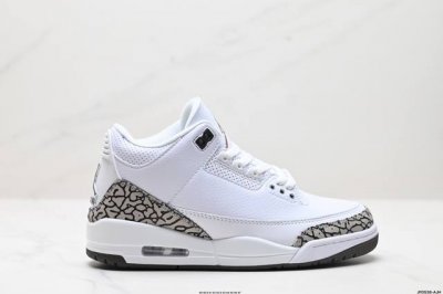 公司级nike Air Jordan 3 Retro皮革 潮流 防滑耐磨包裏性 中帮 复古篮球鞋 缜密拉帮及中底钢印细节 全新底模 货号:136064 148
