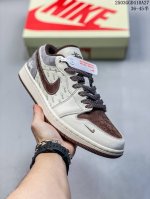 290 限量发售！ Air Jordan 1 Low Aj1乔1低帮休闲板鞋， “灰白蓝勾配色定制款” 个性的设计风格以及品牌的经典元素 使其成为一双具有独特身